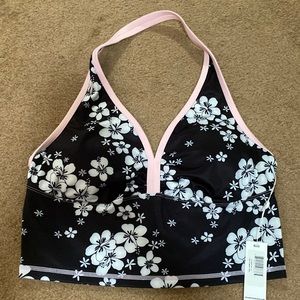 Frankie's bikinis active halter top sports bra *PART OF A SET*